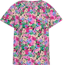 Kogtilma S/S O-Neck Top T-shirts Polo Shirts Short-sleeved Polo Shirts Multi/mønstret Kids Only*Betinget Tilbud