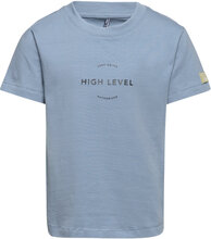 Kobhenrik S/S Level Tee Box Jrs T-shirts Short-sleeved Blå Kids Only*Betinget Tilbud