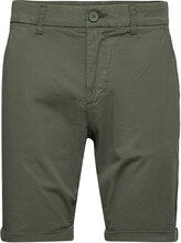 Chuck Regular Chino Poplin Shorts - Bottoms Shorts Chinos Shorts Green Knowledge Cotton Apparel