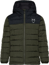 Repreve Rib Stop Quilted Jacket T Outerwear Jackets & Coats Quilted Jackets Khaki Green Knowledge Cotton Apparel