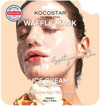 Kocostar Waffle Mask Ice Cream Beauty Women Skin Care Face Masks Sheetmask Nude KOCOSTAR