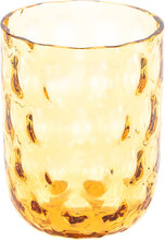 Danish Summer Tumbler Big Drops Home Tableware Glass Drinking Glass Oransje Kodanska*Betinget Tilbud