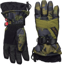 Serious Junior Glove Accessories Gloves & Mittens Gloves Khaki Green Kombi