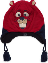Animal Fam Chi Hat Accessories Headwear Hats Winter Hats Rød Kombi*Betinget Tilbud