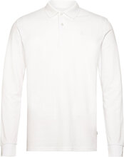Albert Ls Organic / Recycle Tops Polos Long-sleeved White Kronstadt