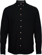 Dean Diego Cotton Shirt Skjorte Uformell Svart Kronstadt*Betinget Tilbud