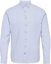 Dean Diego Cotton Shirt Skjorte Uformell Blå Kronstadt*Betinget Tilbud