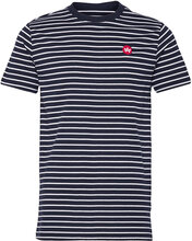Timmi Organic/Recycled Striped T-Shirt T-shirts Short-sleeved Multi/mønstret Kronstadt*Betinget Tilbud