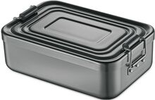 Lunchbox Large 23Cm Home Kitchen Kitchen Storage Lunch Boxes Svart Küchenprofi*Betinget Tilbud