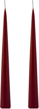 Hand Dipped Decoration Candles, 2 Pack Home Decoration Candles Pillar Candles Red Kunstindustrien
