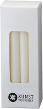 Italian Church Candles, 1,3 Cm X 13 Cm, 12 Pce. Home Decoration Candles Pillar Candles White Kunstindustrien