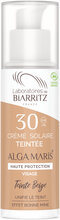 Laboratoires De Biarritz, Alga Maris Tinted Face Sunscreen Spf30 Beige, 50 Ml Solkräm Ansikte Nude Laboratoires De Biarritz
