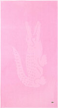 Lsport Beach Towel Home Textiles Bathroom Textiles Towels & Bath Towels Beach Towels Pink Lacoste Home