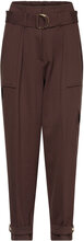 Belted Ponte Cargo Pant Bottoms Trousers Cargo Pants Brown Lauren Ralph Lauren