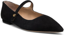 Londyn Suede Mary Jane Shoes Mary Jane Shoe Black Lauren Ralph Lauren