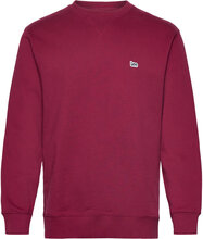 Plain Crew Sws Tops Sweatshirts & Hoodies Sweatshirts Red Lee Jeans