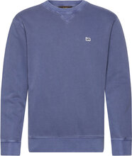 Plain Crew Sws Tops Sweatshirts & Hoodies Sweatshirts Blue Lee Jeans