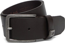 Small Logo Belt Accessories Belts Classic Belts Brown Lee Jeans
