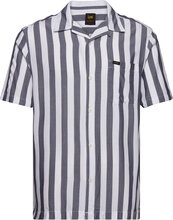 Resort Shirt Tops Shirts Short-sleeved Grey Lee Jeans