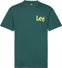 Camp Tee Tops T-Kortærmet Skjorte Green Lee Jeans