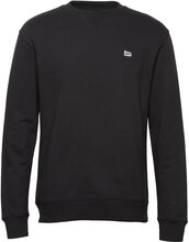 Plain Crew Sws Sweat-shirt Genser Svart Lee Jeans*Betinget Tilbud