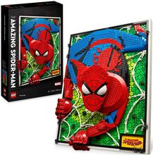 Art The Amazing Spider-Man 3D Poster Craft Set Toys Lego Toys Lego art Multi/patterned LEGO