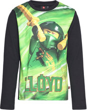 Lwtaylor 116 - Ls T-Shirt T-shirts Long-sleeved T-shirts Marineblå LEGO Kidswear*Betinget Tilbud