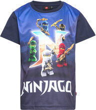 Lwtaylor 122 - Ss T-Shirt T-shirts Short-sleeved Marineblå LEGO Kidswear*Betinget Tilbud