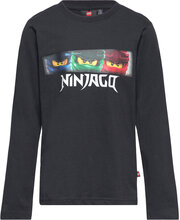 Lwtaylor 622 - T-Shirt L/S Tops T-shirts Long-sleeved T-Skjorte Black LEGO Kidswear