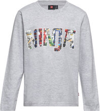 Lwtaylor 622 - T-Shirt L/S Tops T-shirts Long-sleeved T-Skjorte Grey LEGO Kidswear