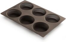 Bageform T/6 Boller Mikro-Perforeret Home Kitchen Baking Accessories Baking Tins Loaf Tins Black Lekué
