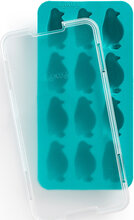 Isterningform Pingvin M Låg Home Tableware Dining & Table Accessories Ice Trays Blue Lekué