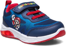 Super Mario Sneaker Låga Sneakers Blue Super Mario