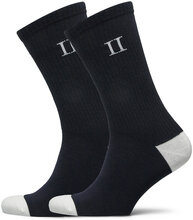 William 2-Pack Socks Underwear Socks Regular Socks White Les Deux