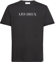 Les Deux T-Shirt Tops T-Kortærmet Skjorte Black Les Deux