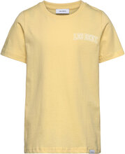 Blake T-Shirt Kids Tops T-Skjorte Yellow Les Deux