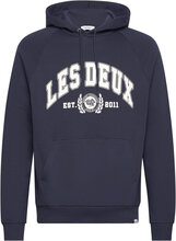 University Hoodie Tops Sweatshirts & Hoodies Hoodies Blue Les Deux