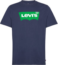 Graphic Crewneck Tee Ssnl Core T-shirts Short-sleeved Marineblå LEVI´S Men*Betinget Tilbud