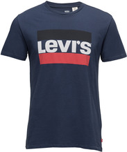 Sportswear Logo Graphic 84 Spo Tops T-shirts Short-sleeved Navy LEVI´S Men