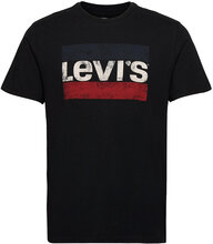 Sportswear Logo Graphic Sports Tops T-shirts Short-sleeved Black LEVI´S Men