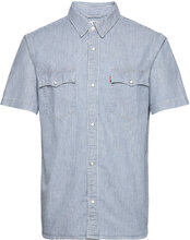 Ss Relaxed Fit Western Vander Tops Shirts Short-sleeved Blue LEVI´S Men