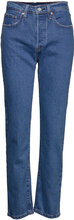 501 Crop Jazz Pop Rette Jeans Blå LEVI´S Women*Betinget Tilbud