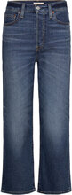 Ribcage Straight Ankle Dial Up The Music Bottoms Jeans Straight-regular Blue LEVI´S Women