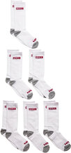 Levi's® Core Regular Length Socks 6-Pack Sokker Strømper White Levi's