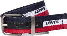 Levi's® Logo Striped Webbing Belt Belte Multi/mønstret Levi's*Betinget Tilbud