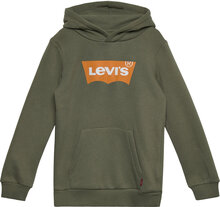 Levi's® Screenprint Batwing Pullover Hoodie Tops Sweat-shirts & Hoodies Hoodies Khaki Green Levi's
