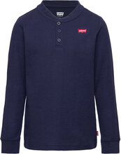 Levi's® Thermal Crew Knit Top T-shirts Long-sleeved T-shirts Blå Levi's*Betinget Tilbud