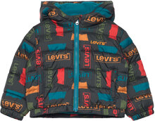 Levi's® Core Printed Puffer Jacket Fodrad Jacka Blue Levi's