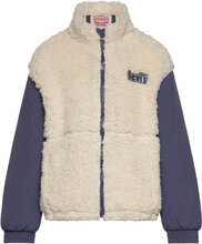 Levi's® Boxy Fit Sherpa Jacket Outerwear Fleece Outerwear Fleece Jackets Multi/mønstret Levi's*Betinget Tilbud