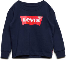 Levi's® Long Sleeve Batwing Tee Tops T-shirts Long-sleeved T-shirts Blue Levi's